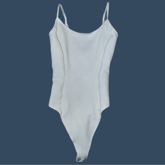 Ribbed American Eagle 2 Piece Bodysuit Top - Picture 2 of 11